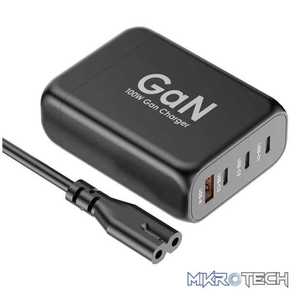 100W GaN fast Type-C PD 4 ports Charger, Laptop Mobile - Pro PD140 - Image 3
